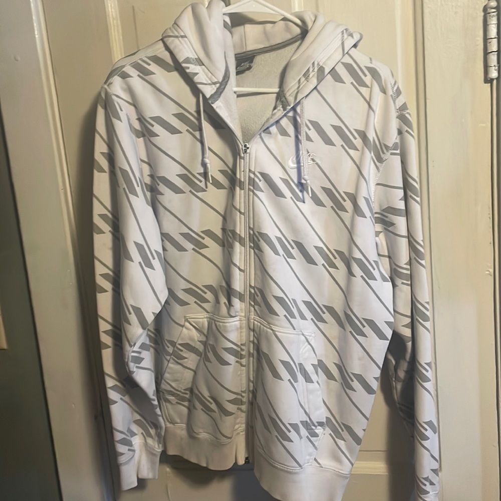 White Nike sweater